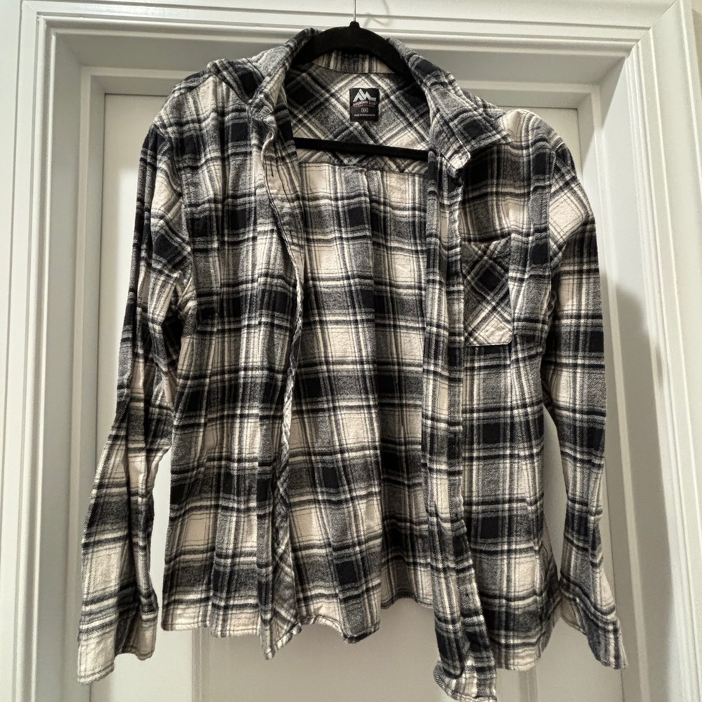 Black and white flannel